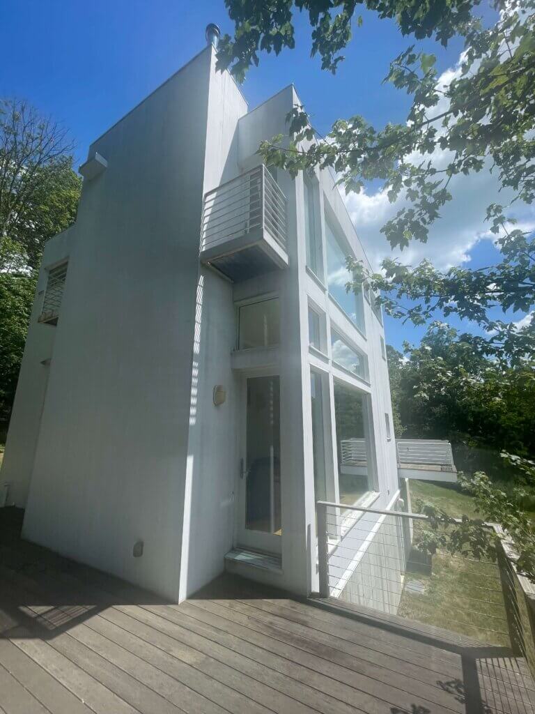 156 Mercer Mountain Road - front deck